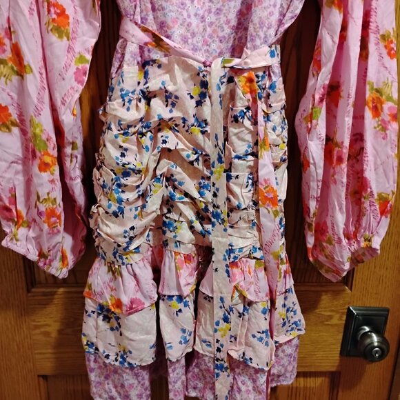 New R. Vivimos Women's Floral Dress Size L (12-14) - Picture 3 of 8